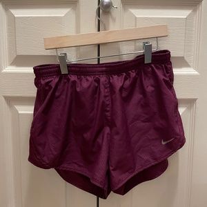 Nike DriFit Tempo Shorts Purple S